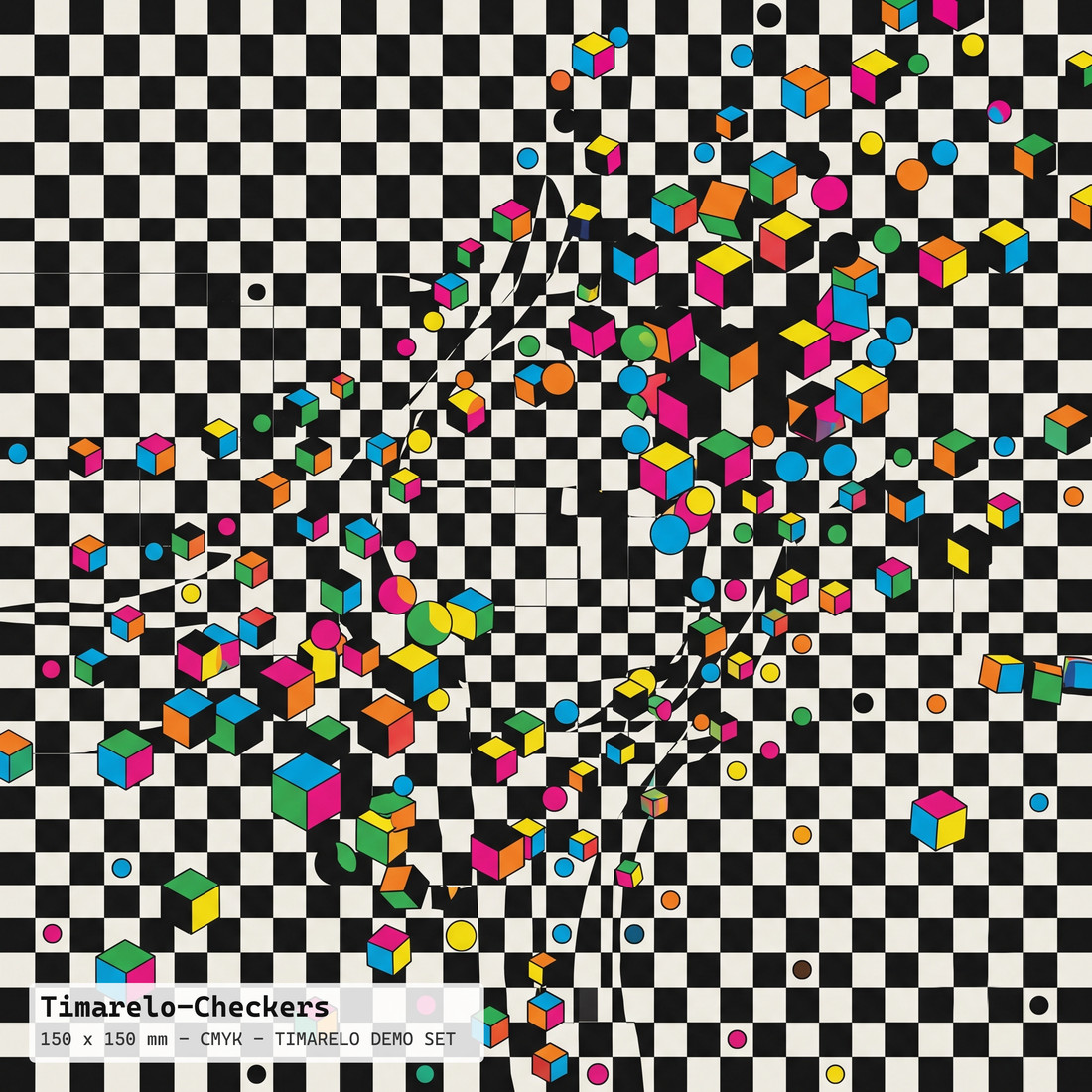 Preview of the Timarelo Checkers demo artwork